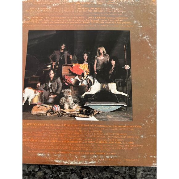 Aerosmith Toys in the Attic Vinyl LP Rock Album Columbia Records 1975 - Picture 6 of 7